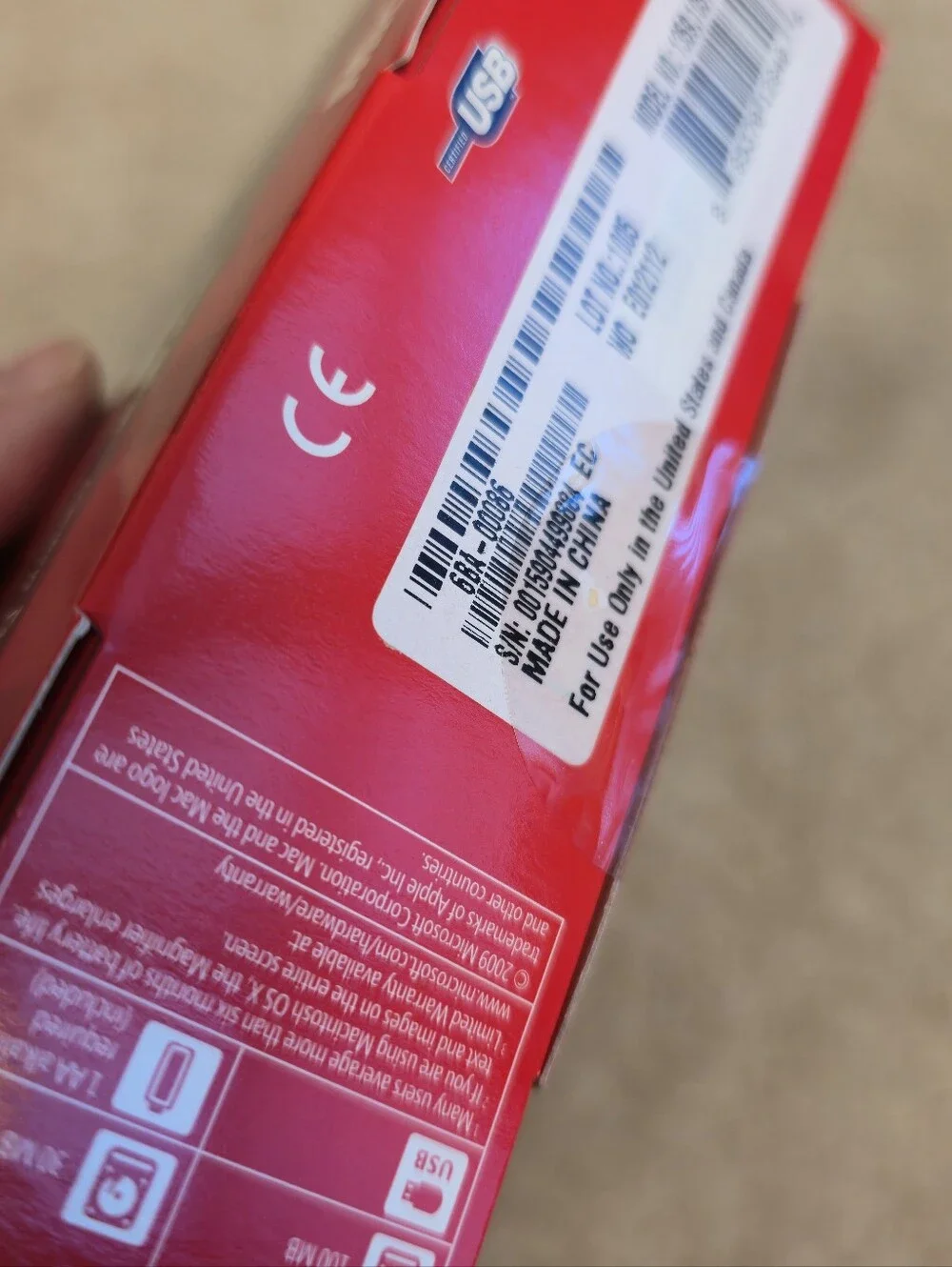 Microsoft Wireless Mobile Mouse 3000 - Pink (1350-1051)